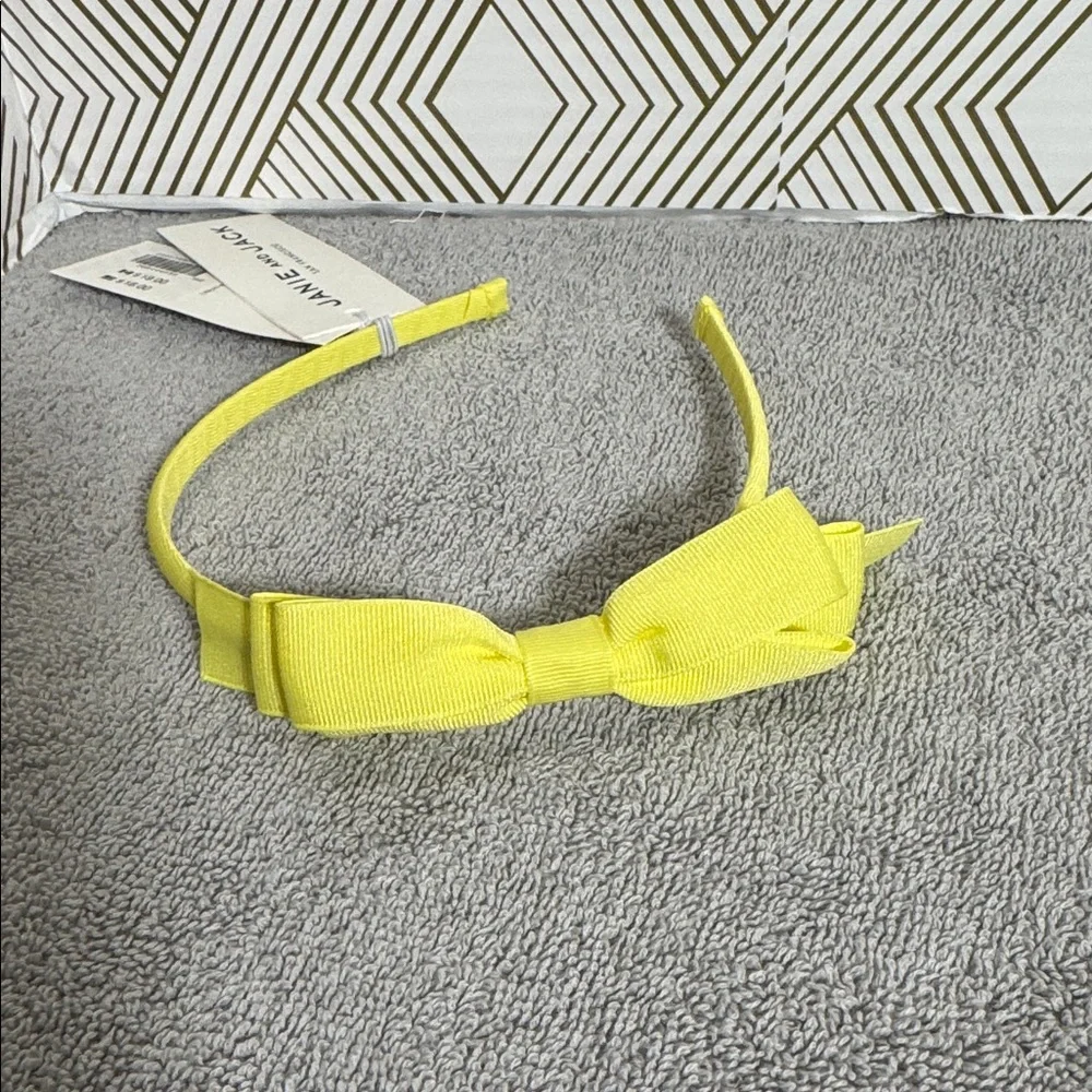 Janie and Jack headbands NWT Blue Sunglasses with Yellow and Navy‎ Headbands